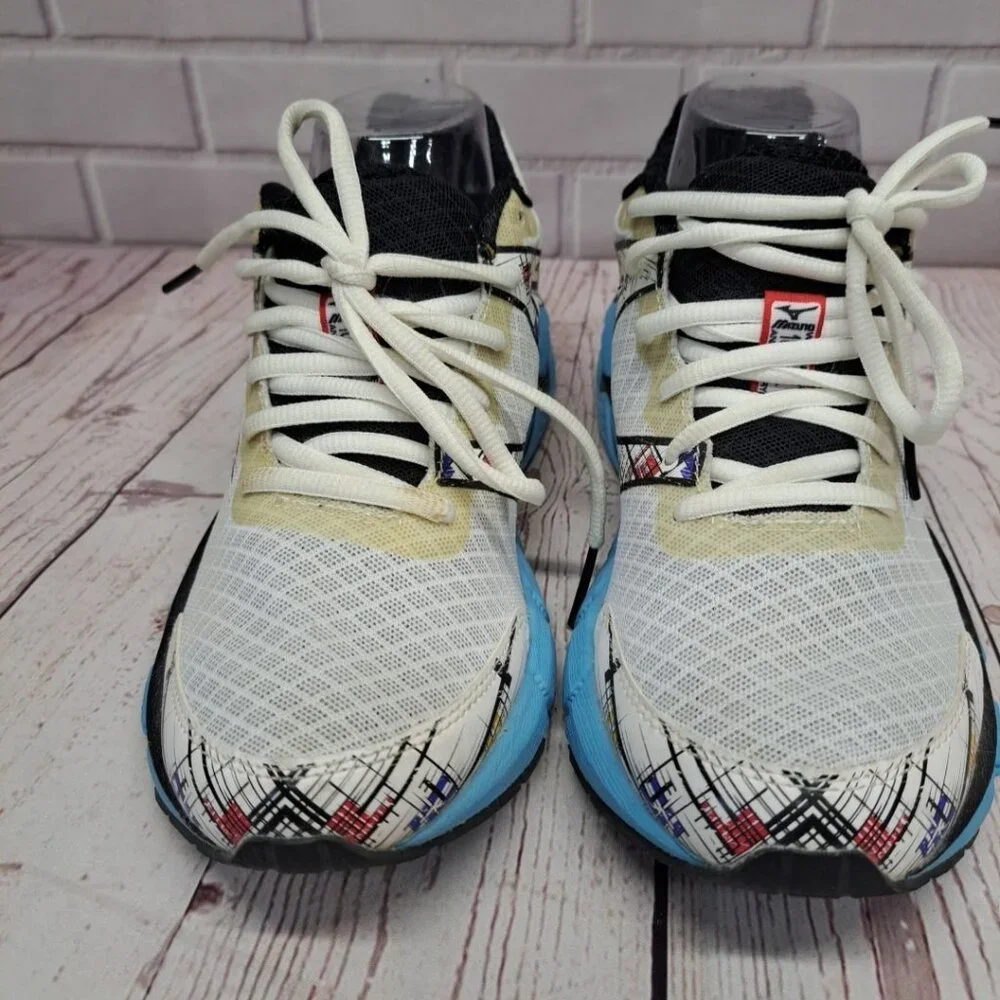 Mizuno Womens Size 8.5 Wave Inspire 10 Running Shoes White‎ Trainers Lace Up